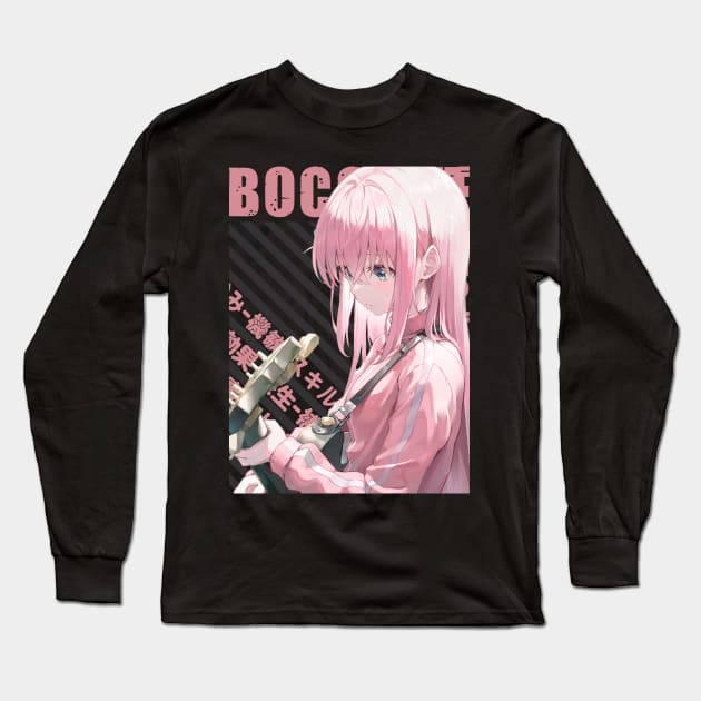 Bocchi the Rock! - Hitori Gotou #01 Long Sleeve T-Shirt by Recup-Tout